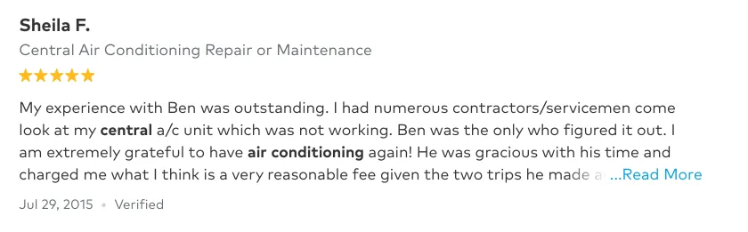 Slide of Brownstone Heating & Air Conditioning