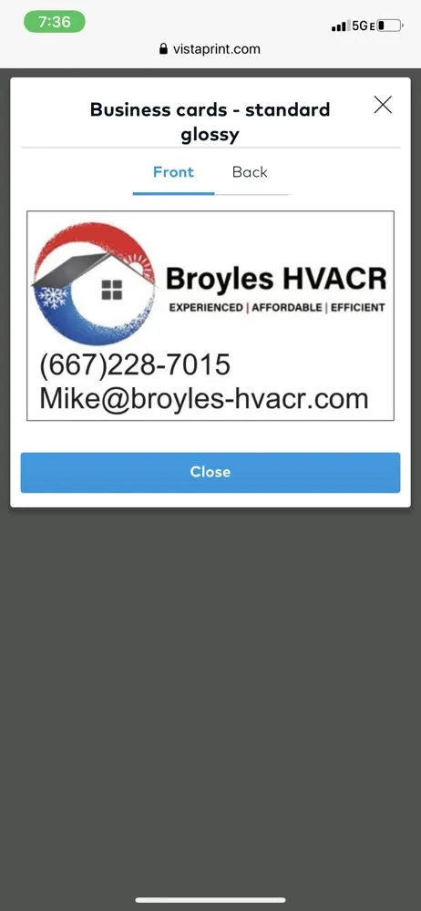 Slide of Broyles HVACR