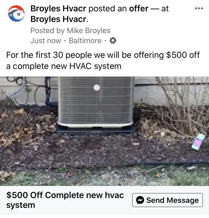 Slide of Broyles HVACR