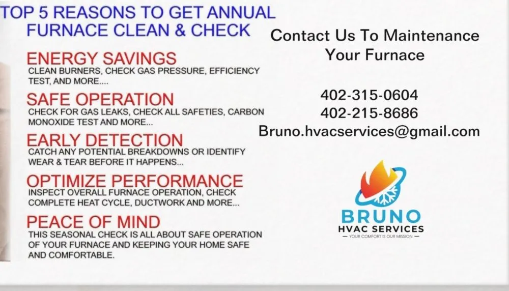 Slide of Bruno HVAC Services