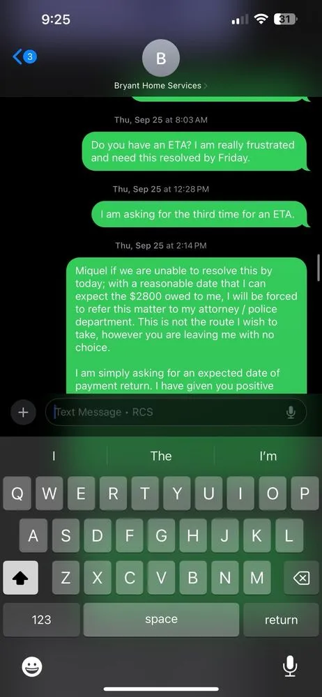 Slide of Bryant Home Services