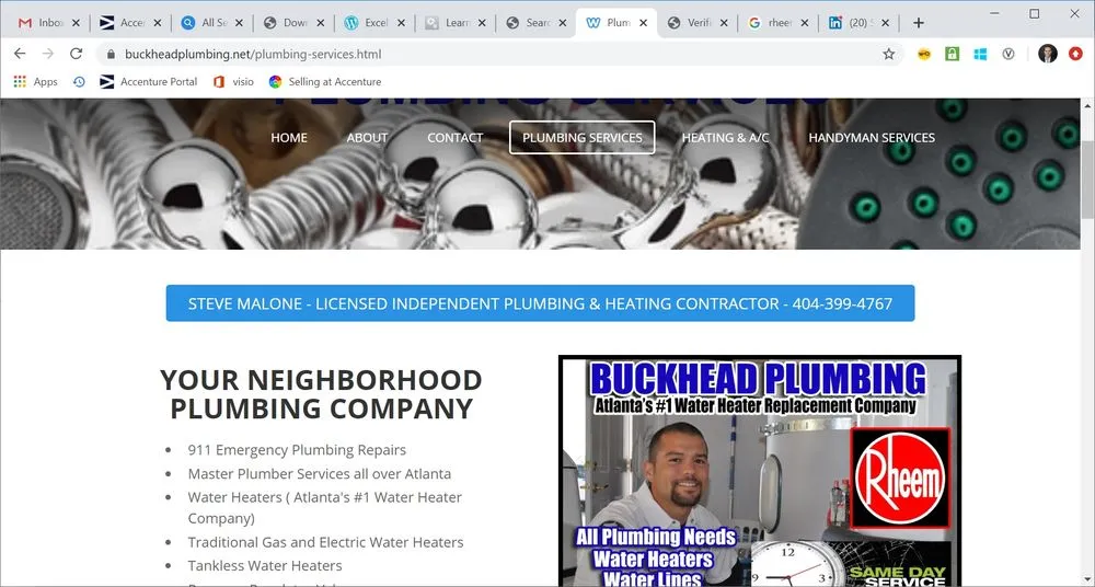 Slide of Buckhead Plumbing & HVAC