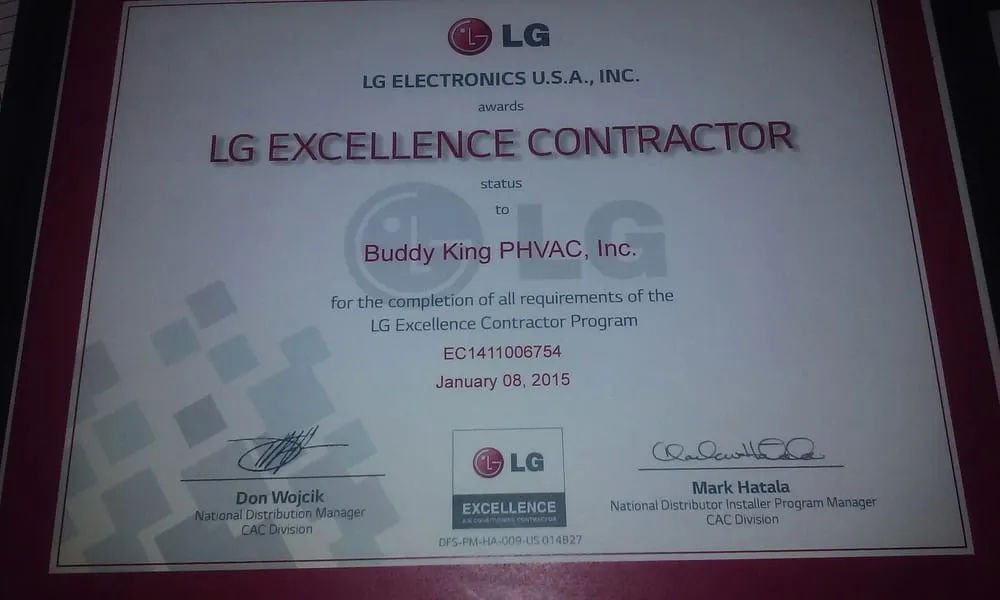 Slide of Buddy King Plumbing Heating & Air Conditioning