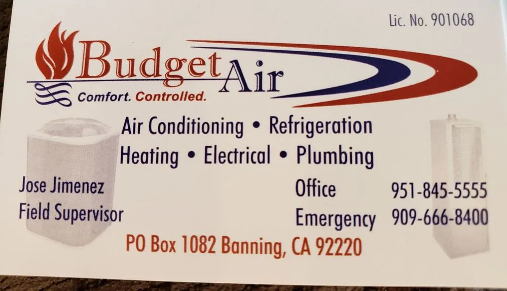Slide of Budget Air Conditioning and Heating