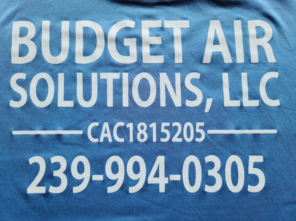 Slide of Budget Air Solutions