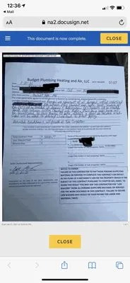 Budget Plumbing Heating & Air Logo