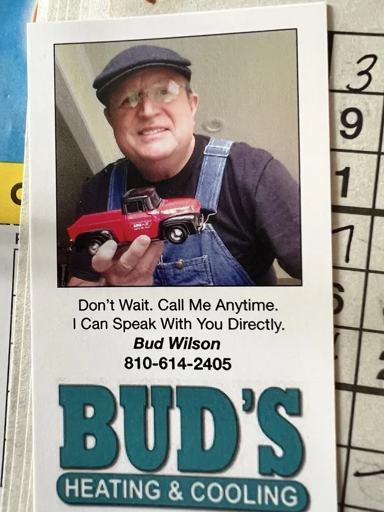 Slide of Bud’s Heating & Cooling