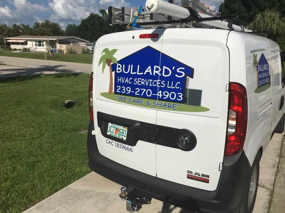 Slide of Bullard's HVAC Services