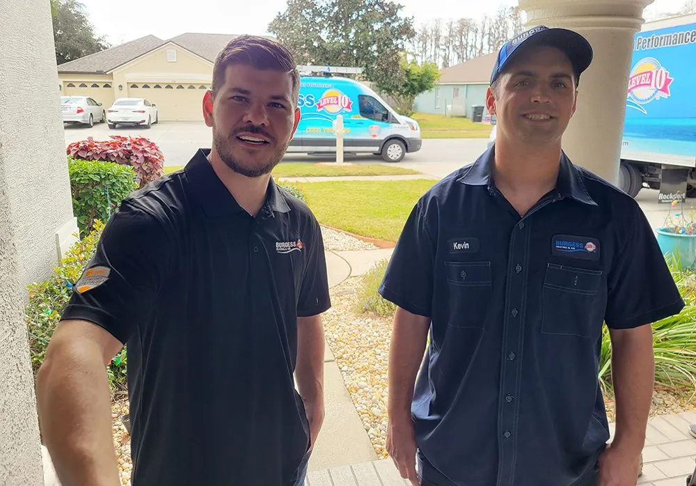 Slide of Burgess Heating & Air