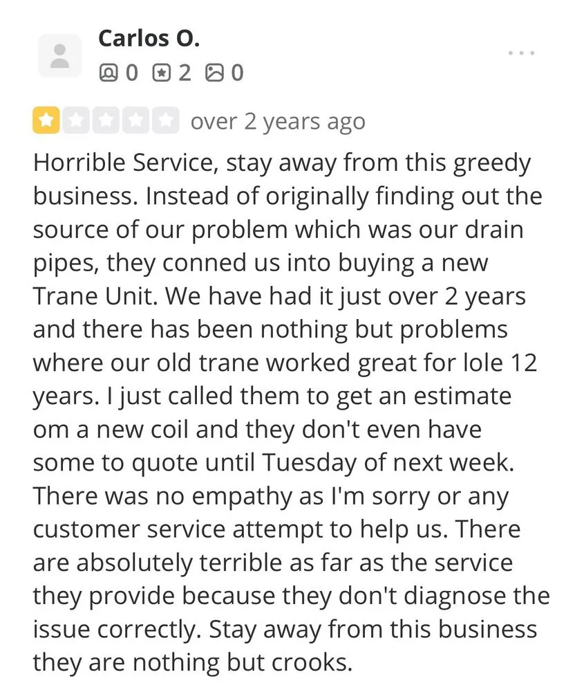 Slide of Burgess Heating & Air