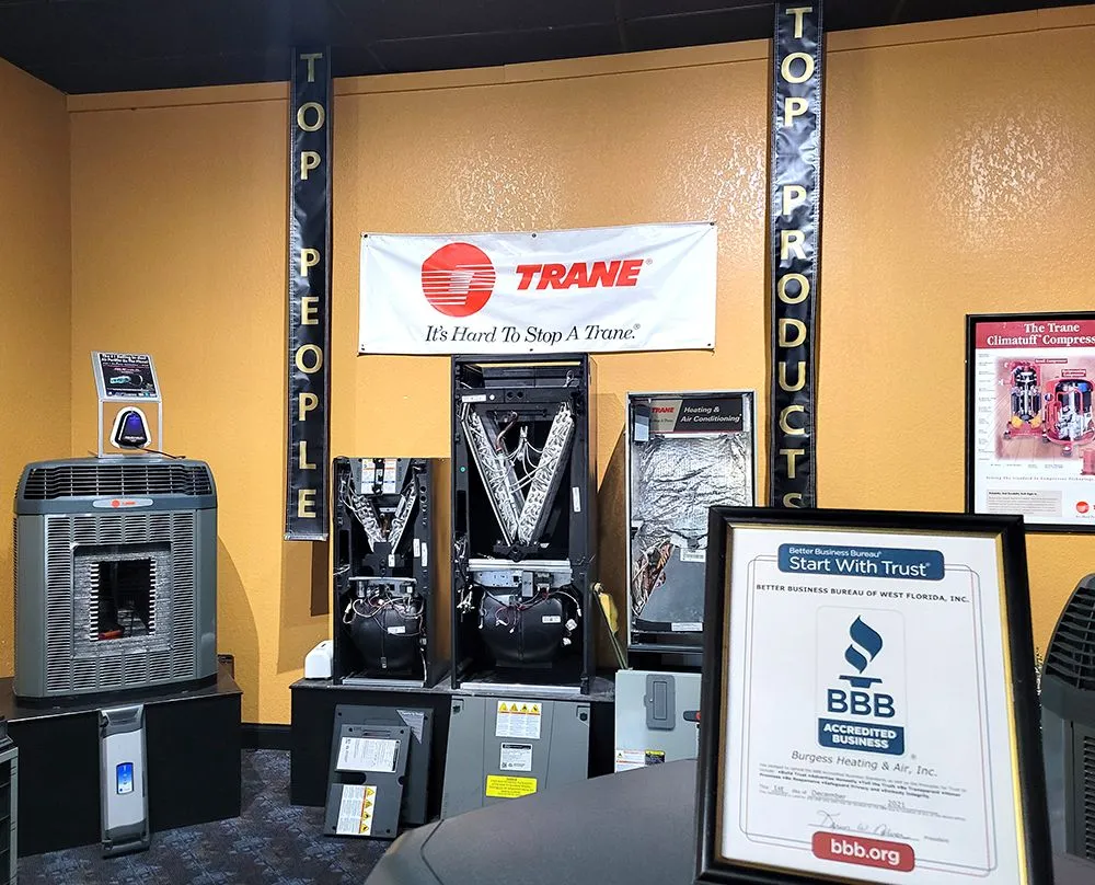 Slide of Burgess Heating & Air