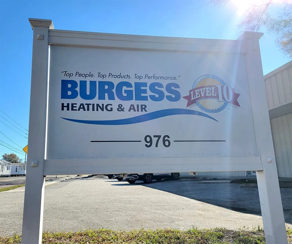 Slide of Burgess Heating & Air