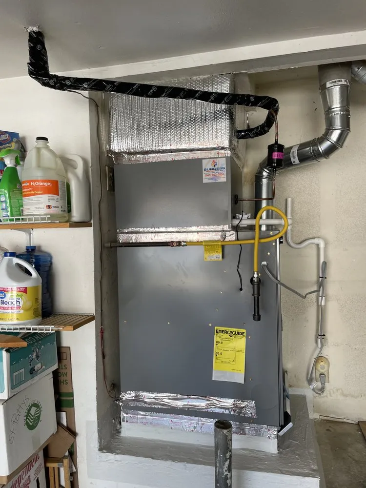 Slide of Burgess Heating and Air