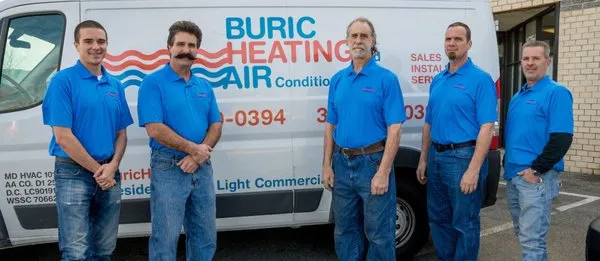 Buric Heating and Air Conditioning Logo