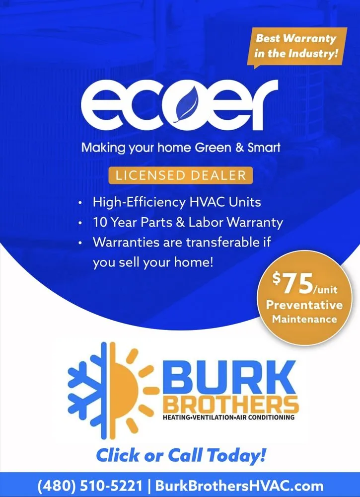 Slide of Burk Brothers HVAC