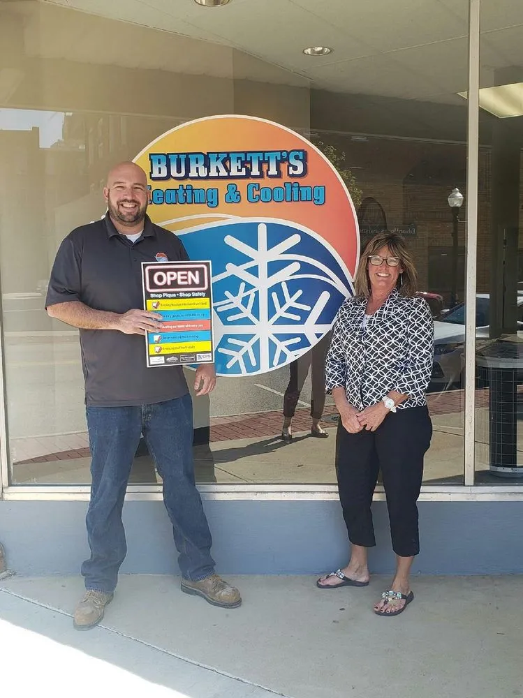 Slide of Burkett's Heating & Cooling