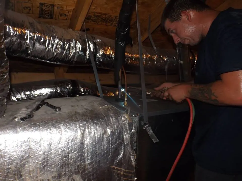 Slide of Burkham's AC and Heating