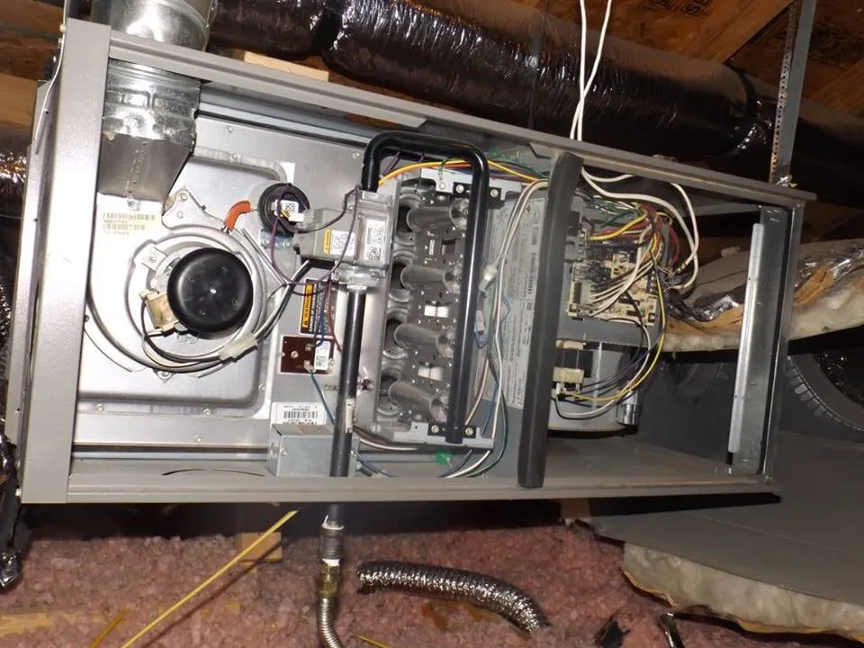 Slide of Burkham's AC and Heating