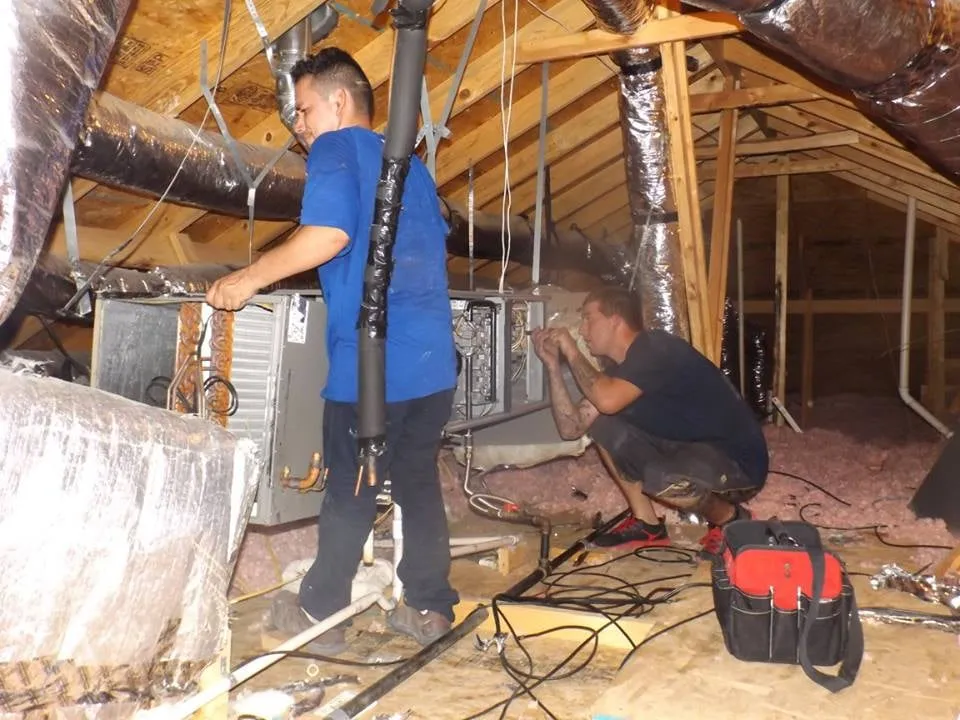 Slide of Burkham's AC and Heating