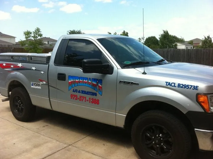 Slide of Burkham's AC and Heating