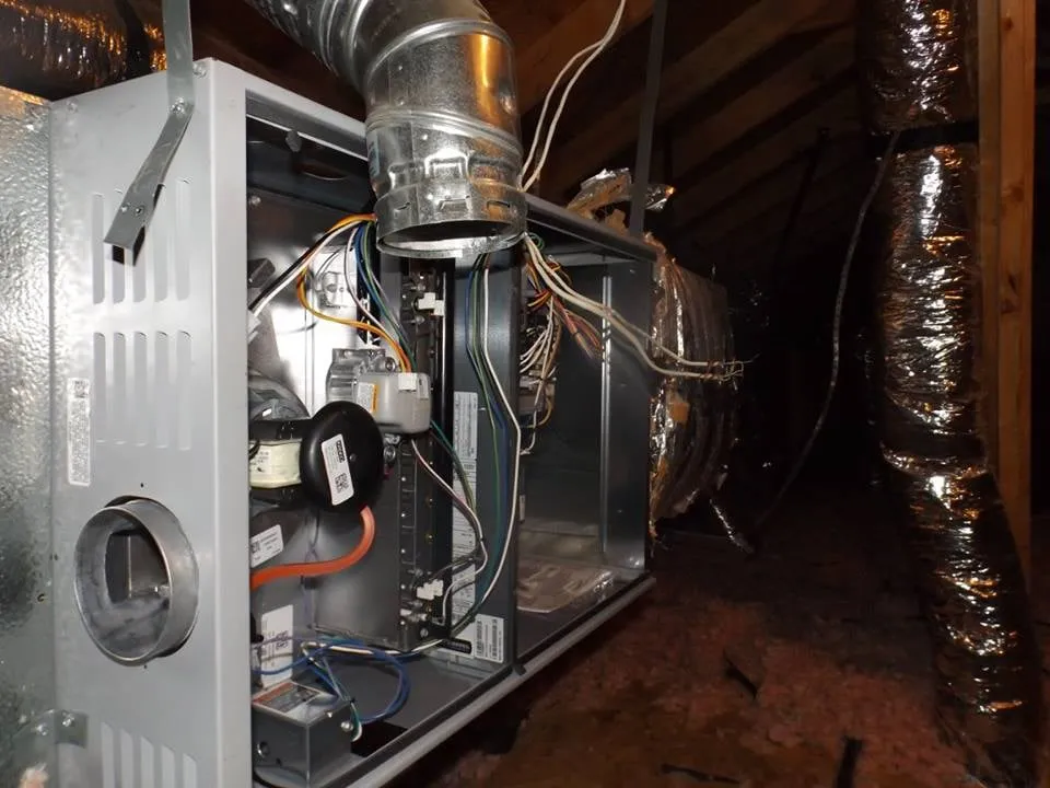 Slide of Burkham's AC and Heating