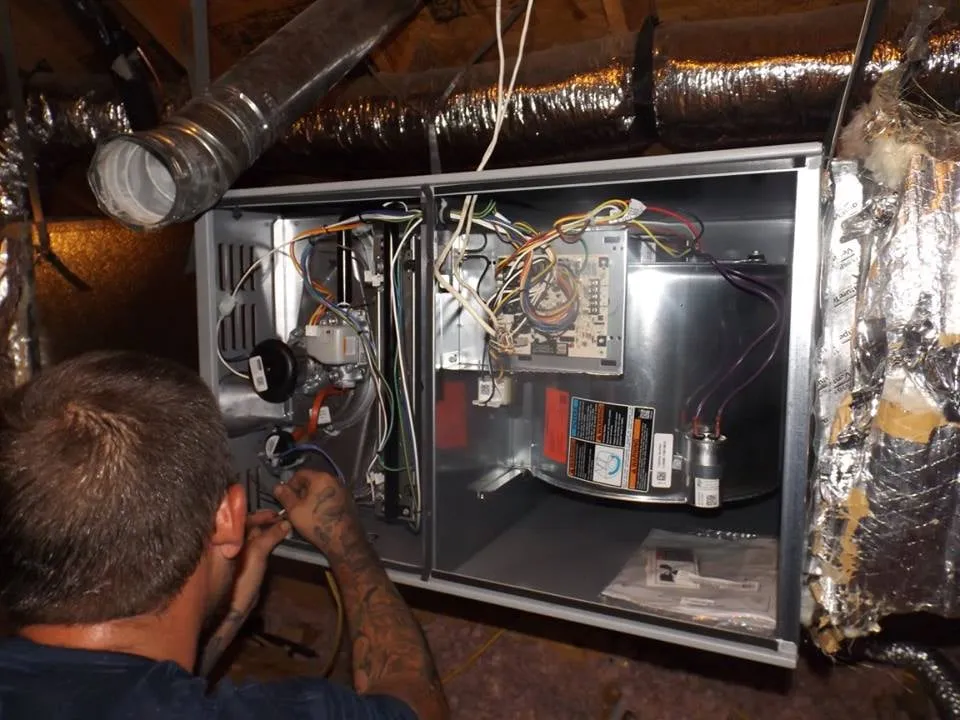 Slide of Burkham's AC and Heating