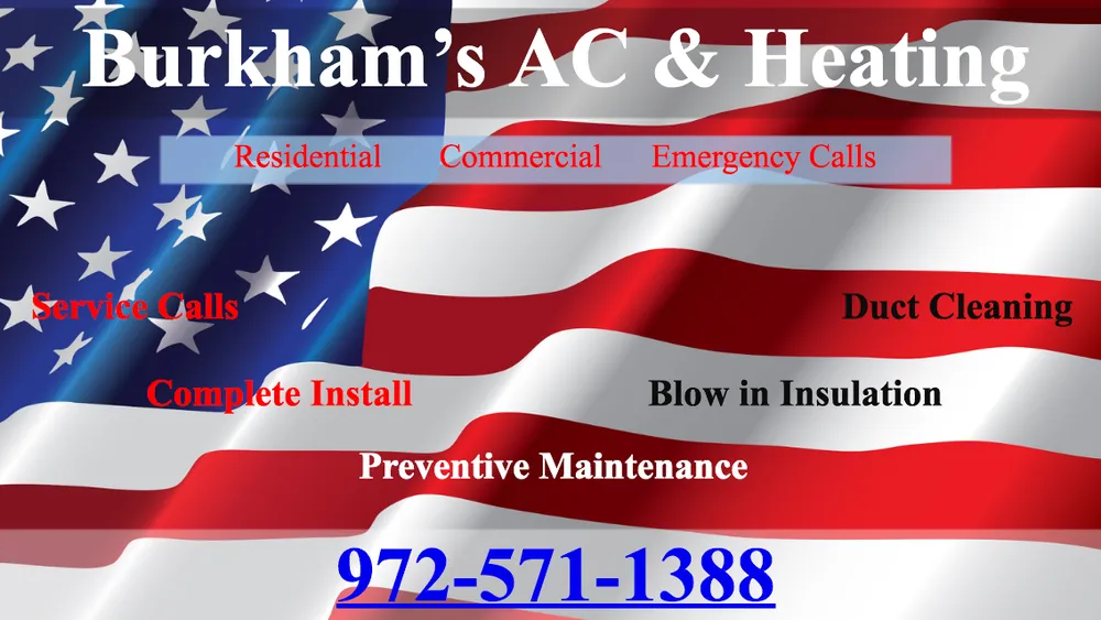 Slide of Burkham's AC and Heating