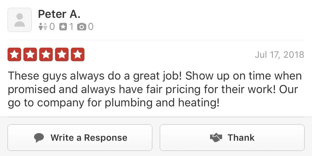 Slide of Burnell's Plumbing & Heating