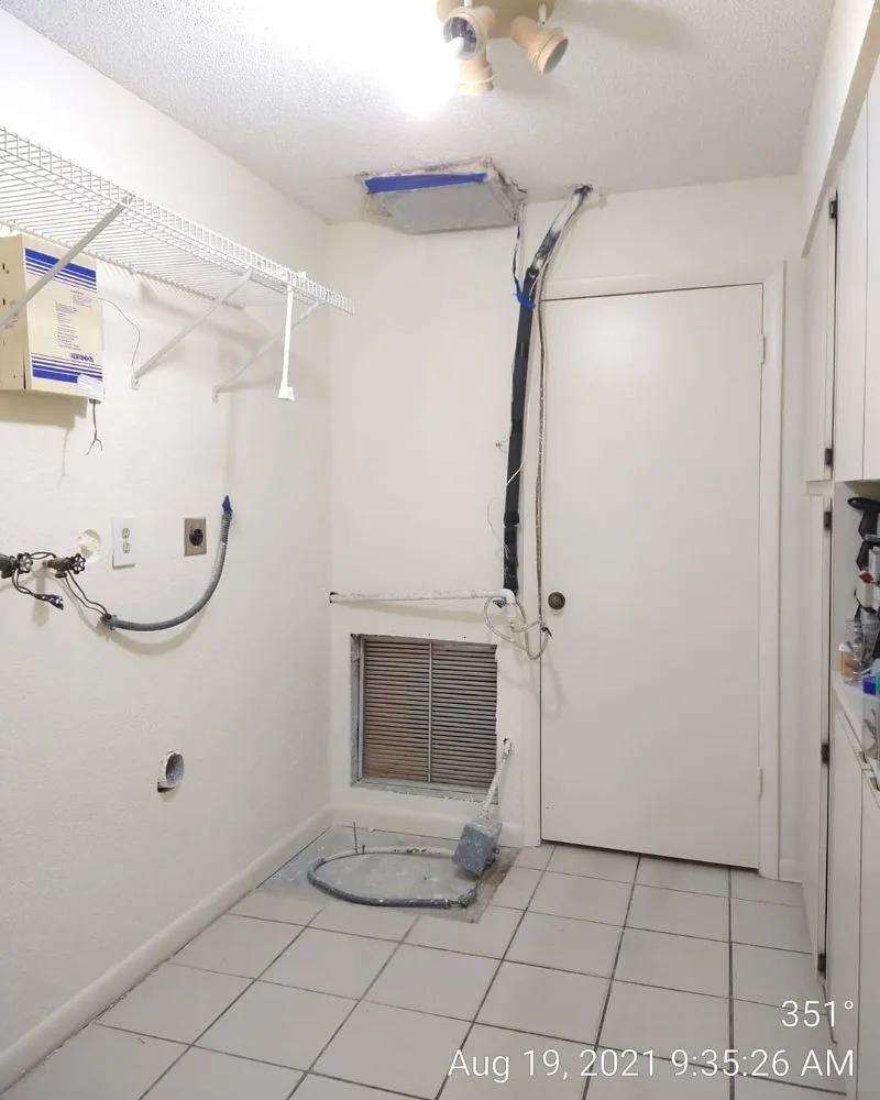 Slide of Burning Foam