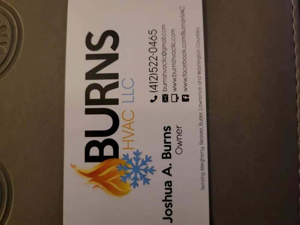 Slide of Burns HVAC