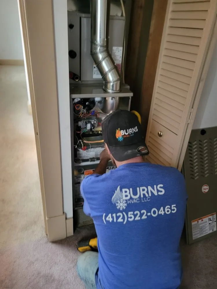 Slide of Burns HVAC