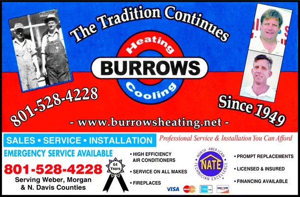 Slide of Burrows Heating & Air Conditioning