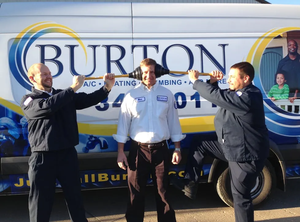 Slide of Burton AC Heating Plumbing And More