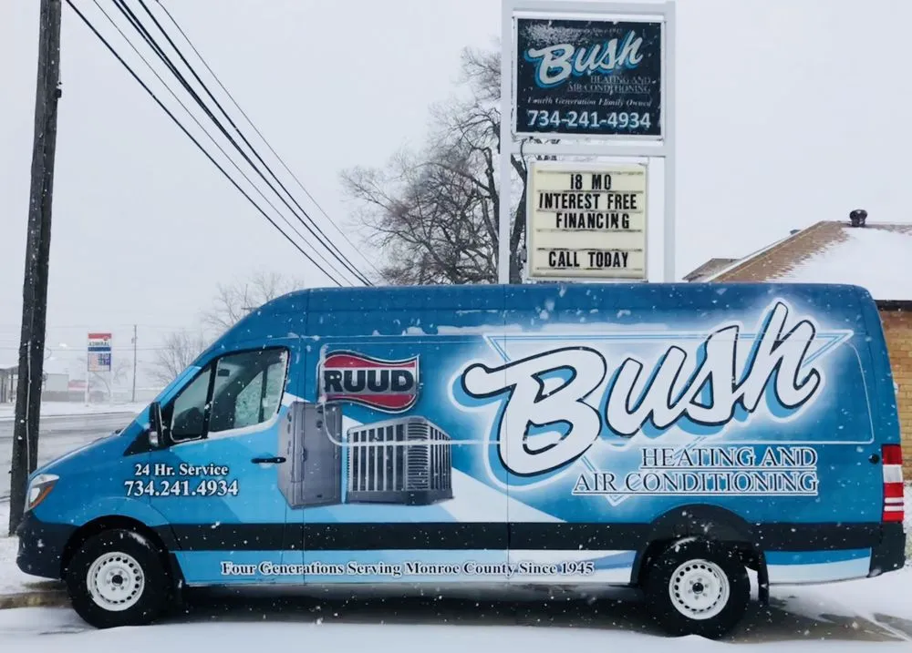 Slide of Bush Heating and Air Conditioning