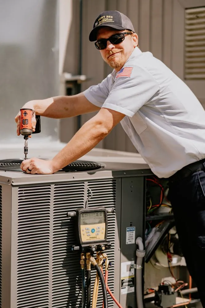 Slide of Busy Bee Plumbing, Heating, & Air Conditioning