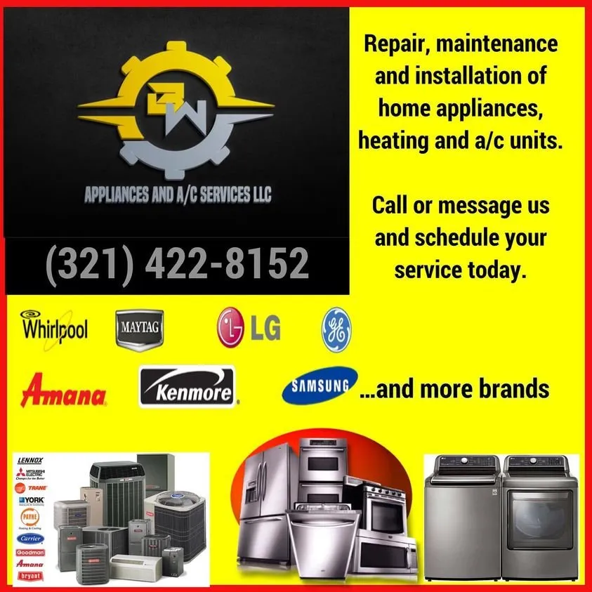 Slide of BW Appliances and A/C Services