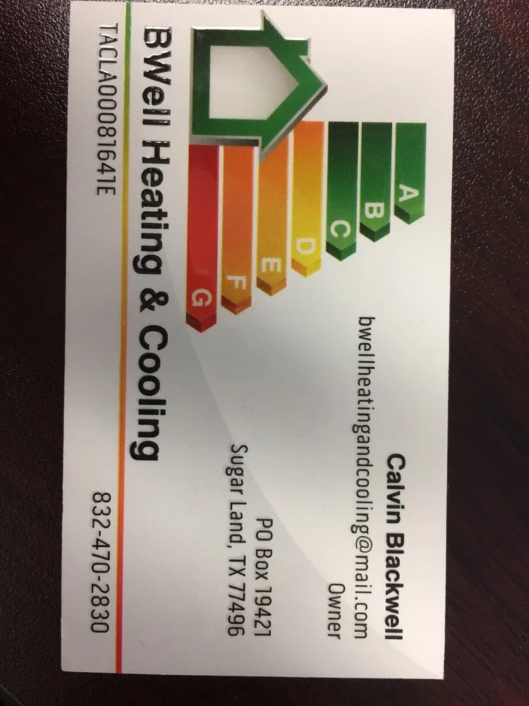 Slide of BWell Heating & Cooling