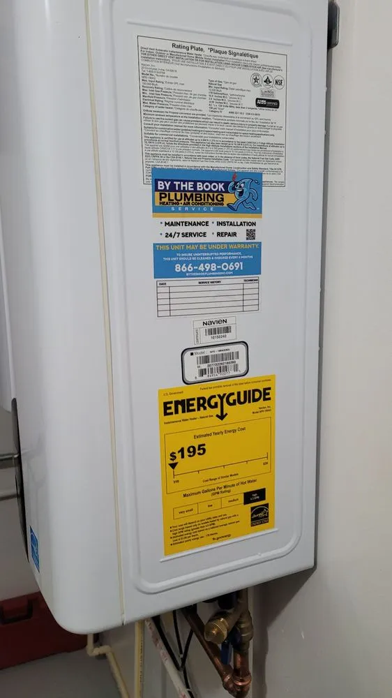 Slide of By The Book Plumbing Heating Air Conditioning