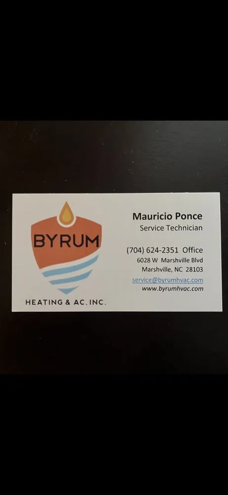 Slide of Byrum Heating & A/C