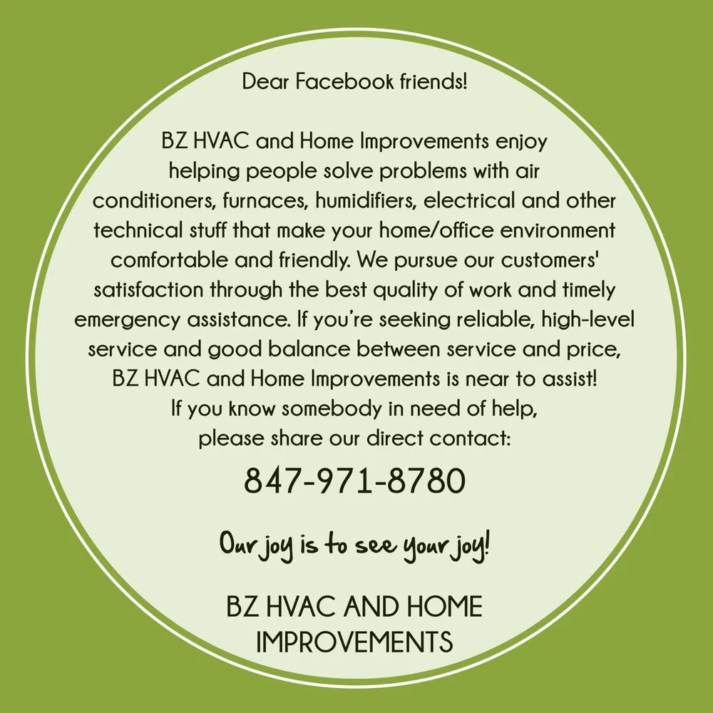 Slide of BZ HVAC Home Improvement
