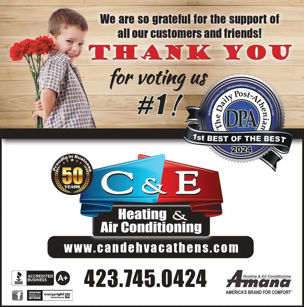 Slide of C & E Heating & Air Conditioning