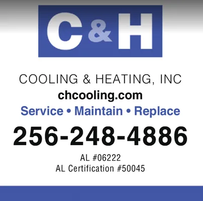 C & H Cooling & Heating, Inc