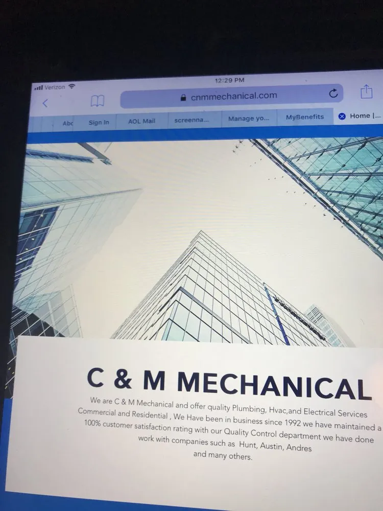 Slide of C & M Mechanical