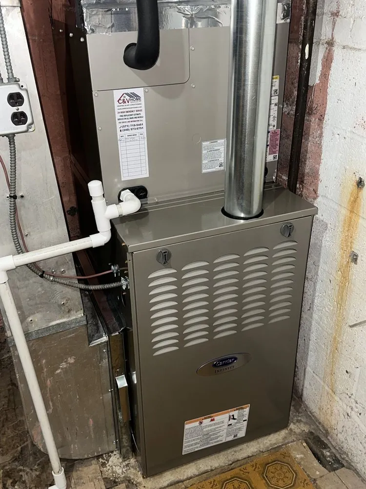 Slide of C and V Home Services