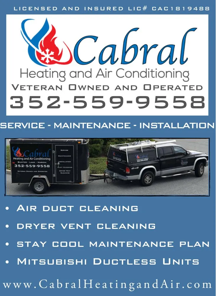 Slide of Cabral Heating and Air Conditioning