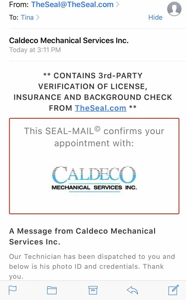 Slide of Caldeco Air Conditioning & Heating