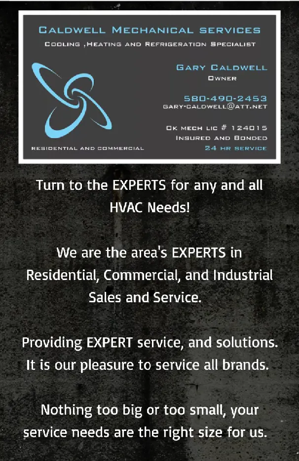 Slide of Caldwell Mechanical Services