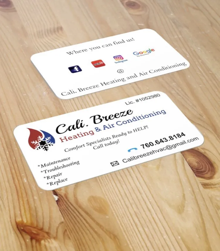 Slide of Cali Breeze Heating and Air Conditioning