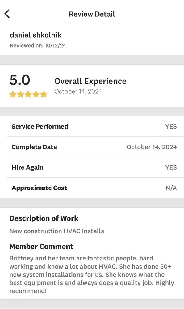 Slide of California Mechanical