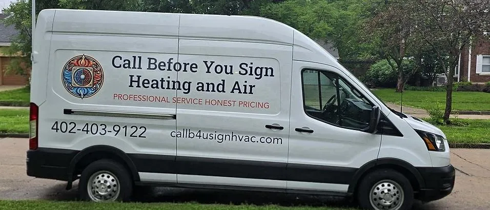 Slide of Call Before You Sign Heating and Air